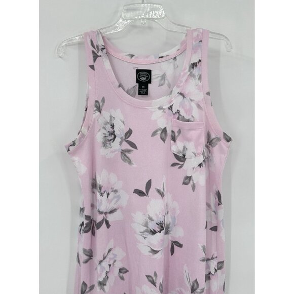 LAURA ASHLEY 2 piece set robe slip nightgown floral sleep lounge sleepwear M - Picture 7 of 11